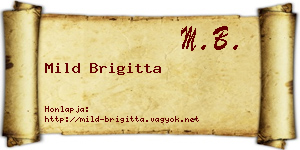 Mild Brigitta névjegykártya
